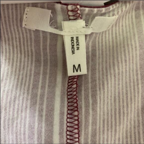 MAURICES Boho Cranberry Sleeveless Blouse Embellished Accents Size Medium - Picture 8 of 8